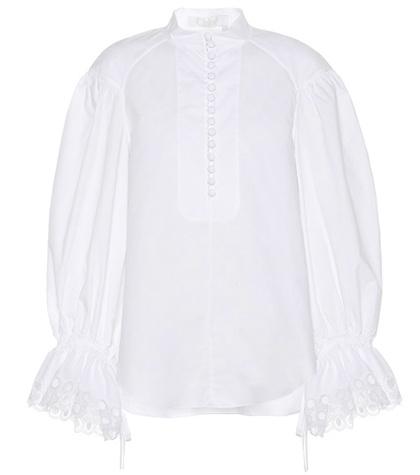 Chlo Cotton Poplin Top