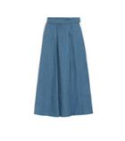 Re/done Delave Chambray Skirt