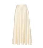 The Row Lea Wool-blend Cloqué Skirt