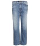 Giambattista Valli 1265 Pin Dot Ace Embellished Boyfriend Jeans
