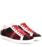 Gucci Ace Gg Terry Cloth Sneakers