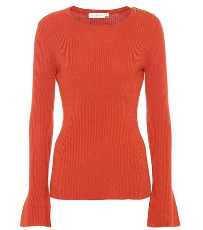 Tory Burch Liv Merino Wool Sweater