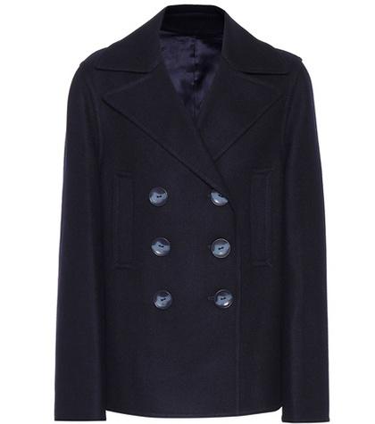 Salvatore Ferragamo Double Peacot Hector Wool-blend Coat