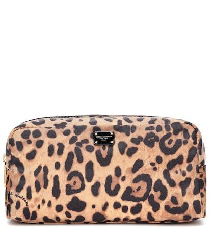 Dolce & Gabbana Leopard Print Cosmetics Case