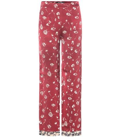 Oscar De La Renta Printed Trousers