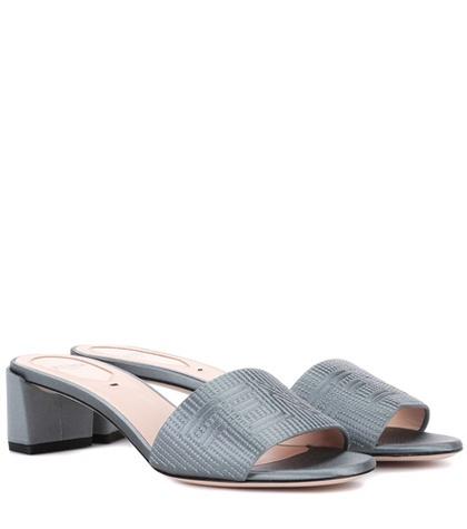 Fendi Satin Sandals