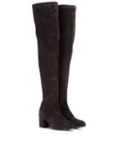 Saint Laurent Marquee Suede Over-the-knee Boots