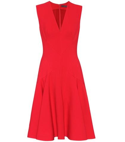 Alexander Mcqueen Wool And Silk Blend Dress