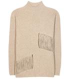 Stella Mccartney Distressed Cashmere And Wool Sweater