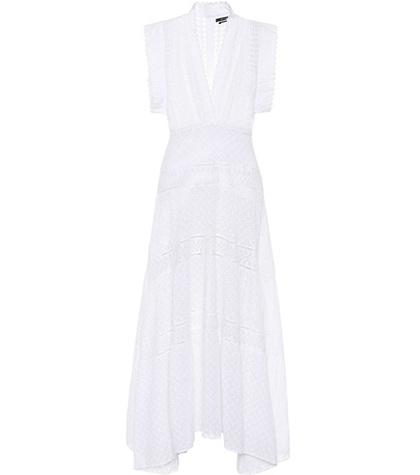 Isabel Marant Zayla Embroidered Cotton Dress