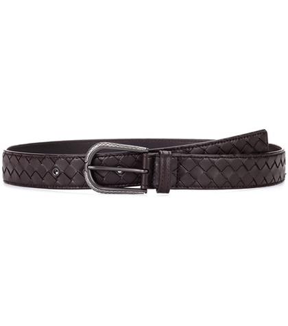 Ellery Intrecciato Leather Belt