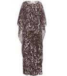Marc Jacobs Printed Silk Georgette Dress