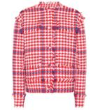 Msgm Houndstooth Cotton-blend Jacket
