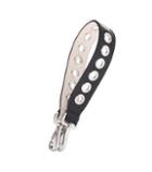 Melissa Odabash Mini Strap You Embellished Leather Bag Strap