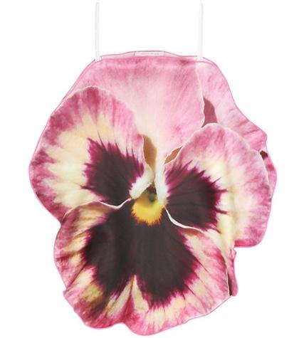 Christopher Kane Silk Flower Top