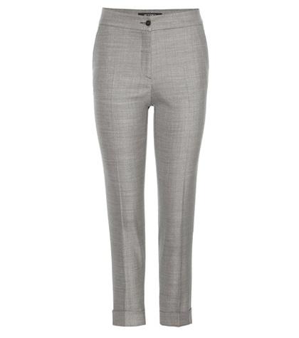 Etro Wool And Silk Cropped Trousers