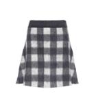 Balenciaga Wool And Mohair-blend A-line Skirt