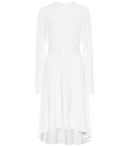 Helmut Lang Wool And Cashmere Midi Dress