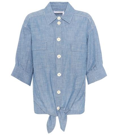 A.p.c. Cotton Chambray Shirt