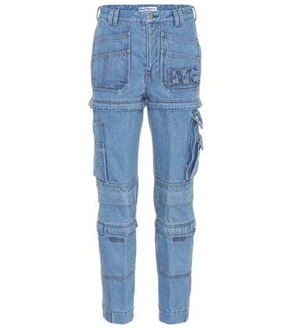Balenciaga Multi-zip High-waisted Jeans