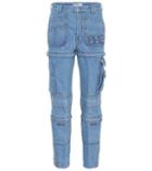 Balenciaga Multi-zip High-waisted Jeans