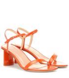 Marni Exclusive To Mytheresa – Magnolia Patent Leather Sandals