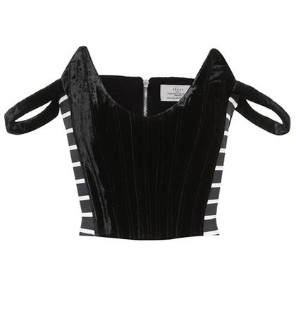Acne Studios Penelope Velvet Top