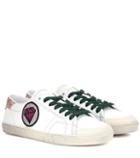 Miu Miu Court Classic Embellished Sneakers