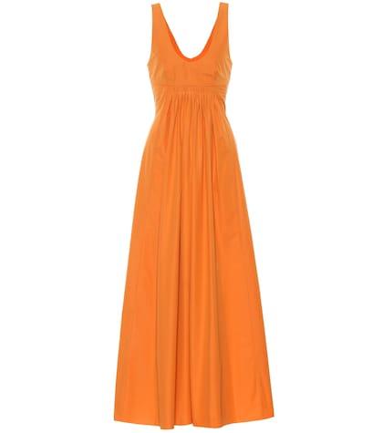 Three Graces London Laurette Cotton Maxi Dress
