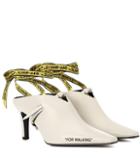Off-white For Walking Leather Mules