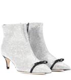 Aquazzura Crystal-embellished Ankle Boots