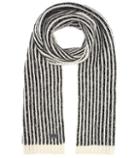 Saint Laurent Wool, Mohair And Alpaca-blend Scarf