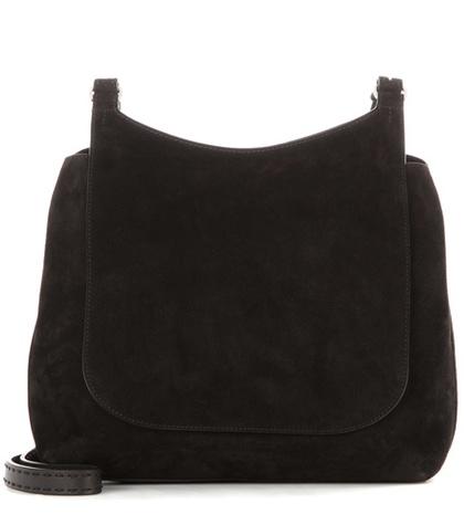 The Row Sideby Suede Shoulder Bag