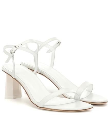 By Far Magnolia Leather Sandals