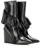 J.w.anderson Ruffle Leather Ankle Boot
