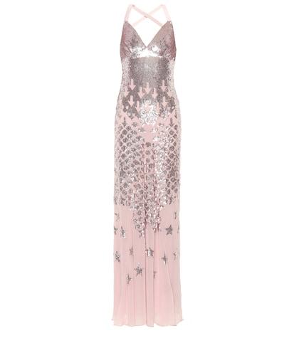 Temperley London Starlet Sequined Chiffon Gown