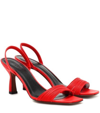 Neous Dilema Leather Slingback Sandals