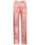 Etro Silk-blend Jacquard Trousers