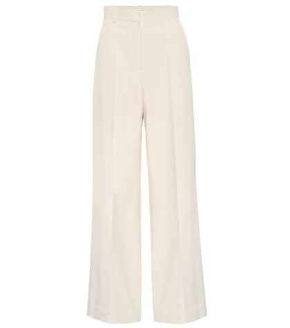 The Row Isla Crêpe Wide-leg Pants