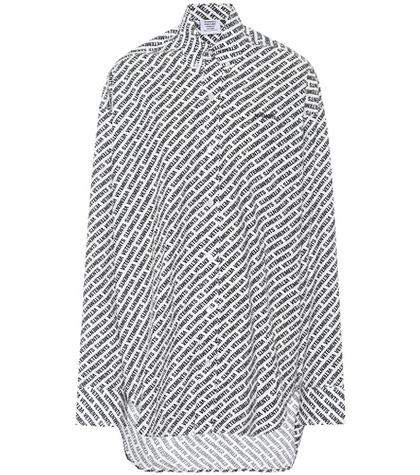 Vetements Oversized Cotton Shirt