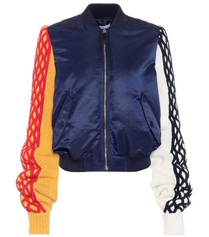 Jw Anderson Satin Bomber Jacket