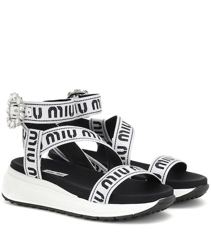 Bonpoint Logo Sandals