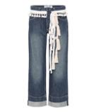 Loewe Cropped Straight-leg Jeans