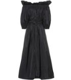 Stella Mccartney Off-the-shoulder Taffeta Dress