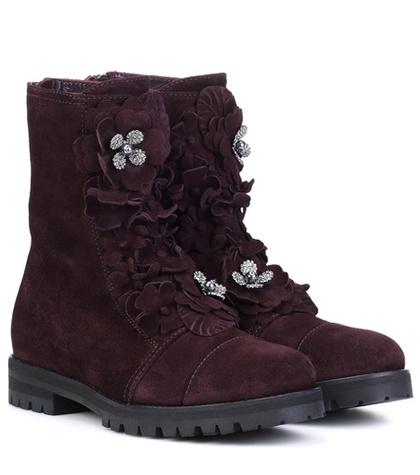 Jimmy Choo Havana Flat Suede Boots