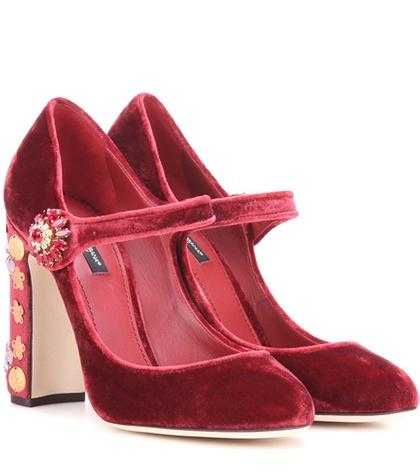 Mcq Alexander Mcqueen Exclusive To Mytheresa.com – Embellished Velvet Pumps