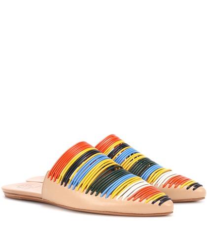 Isabel Marant Sienna Leather Slippers
