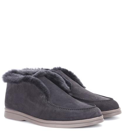 Calvin Klein 205w39nyc Open Walk Suede Ankle Boots