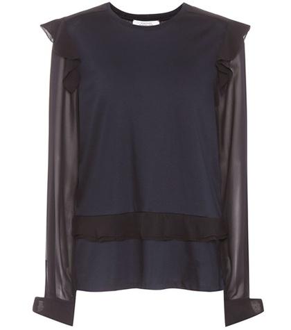Dorothee Schumacher Feminine Finesse Cotton And Silk Top