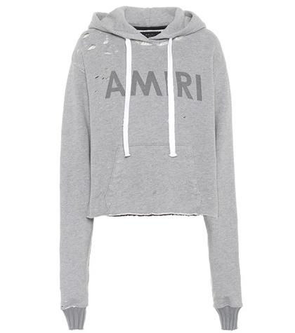 Amiri Printed Cotton-blend Hoodie